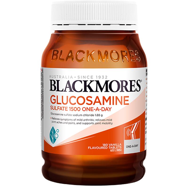 【自营】澳洲BLACKMORES澳佳宝氨糖维骨力180粒/瓶关节氨基葡萄糖