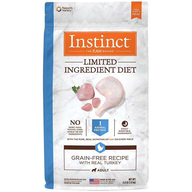 Instinct生鲜本能百利单一低敏肠胃敏感火鸡成猫粮11磅