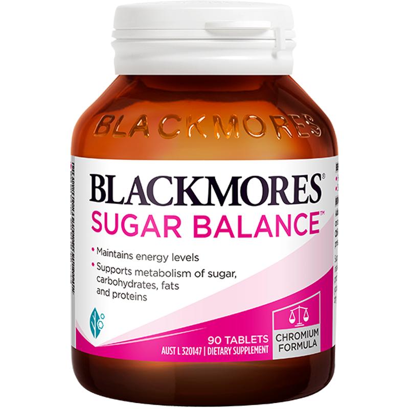 【自营】BLACKMORES澳佳宝血糖平衡片90片/瓶含维B维C营养素进口